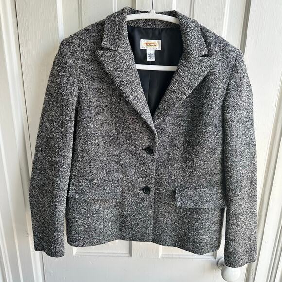 Talbots Vintage Italian Wool Blend Blazer Jacket - Picture 2 of 8